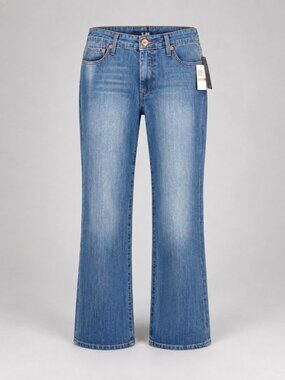 Seven7 Studio Womens Size 12 Flare Jeans Tuscany Blue Denim Seven 7 - NWT